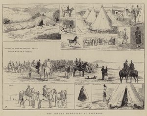 Efterårsmanøvrerne ved Dartmoor af Alfred Chantrey Corbould